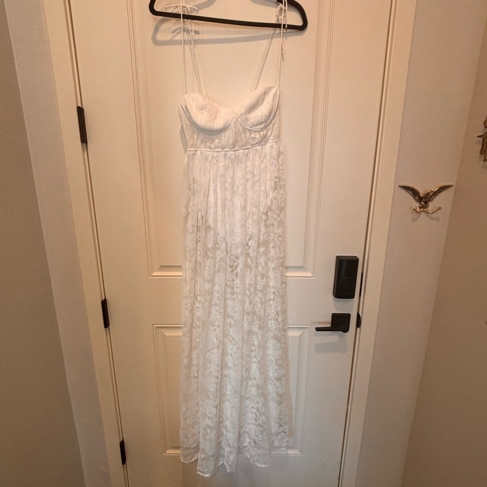 For Love And Lemons White Maxi Dress